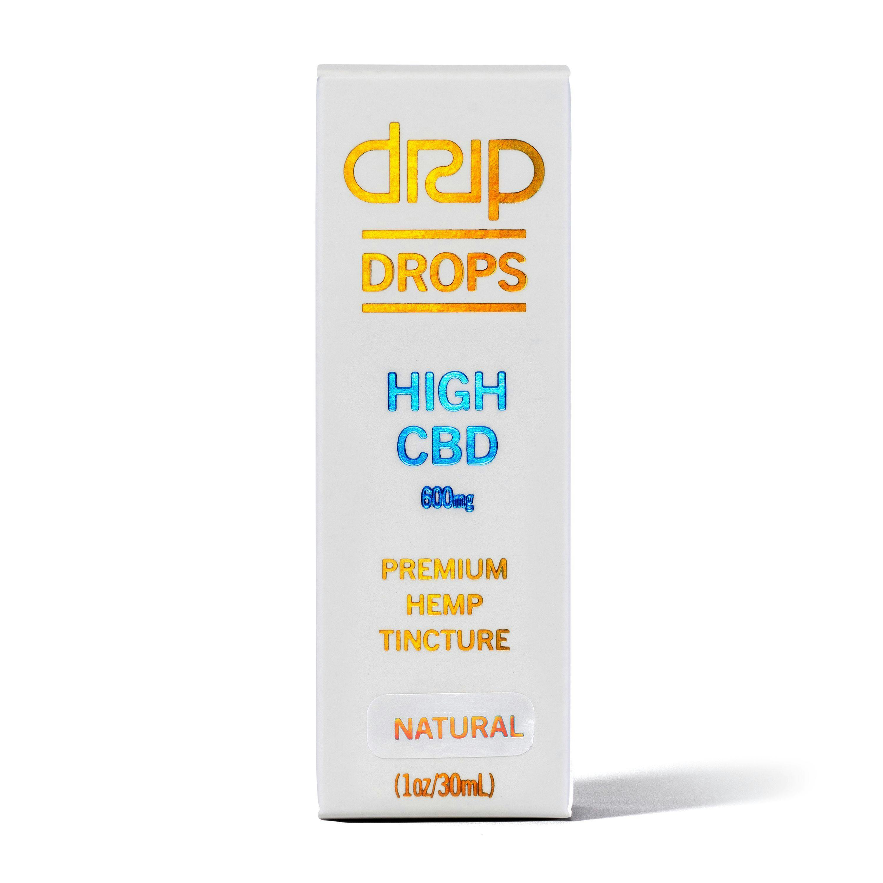 Drip - DRIP DROPS 600mg - High CBD - Vanilla - 1