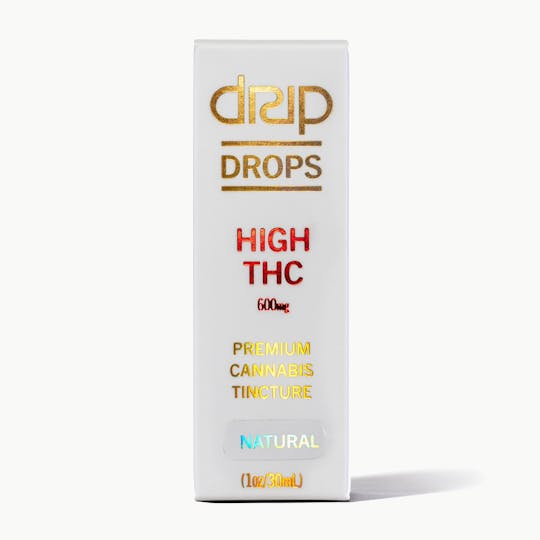 Drip - DRIP DROPS 600mg - High THC - Natural - 1