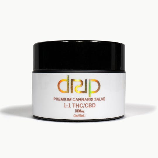 Drip - Salve 1oz - 1:1 THC CBD - 1000mg - 1