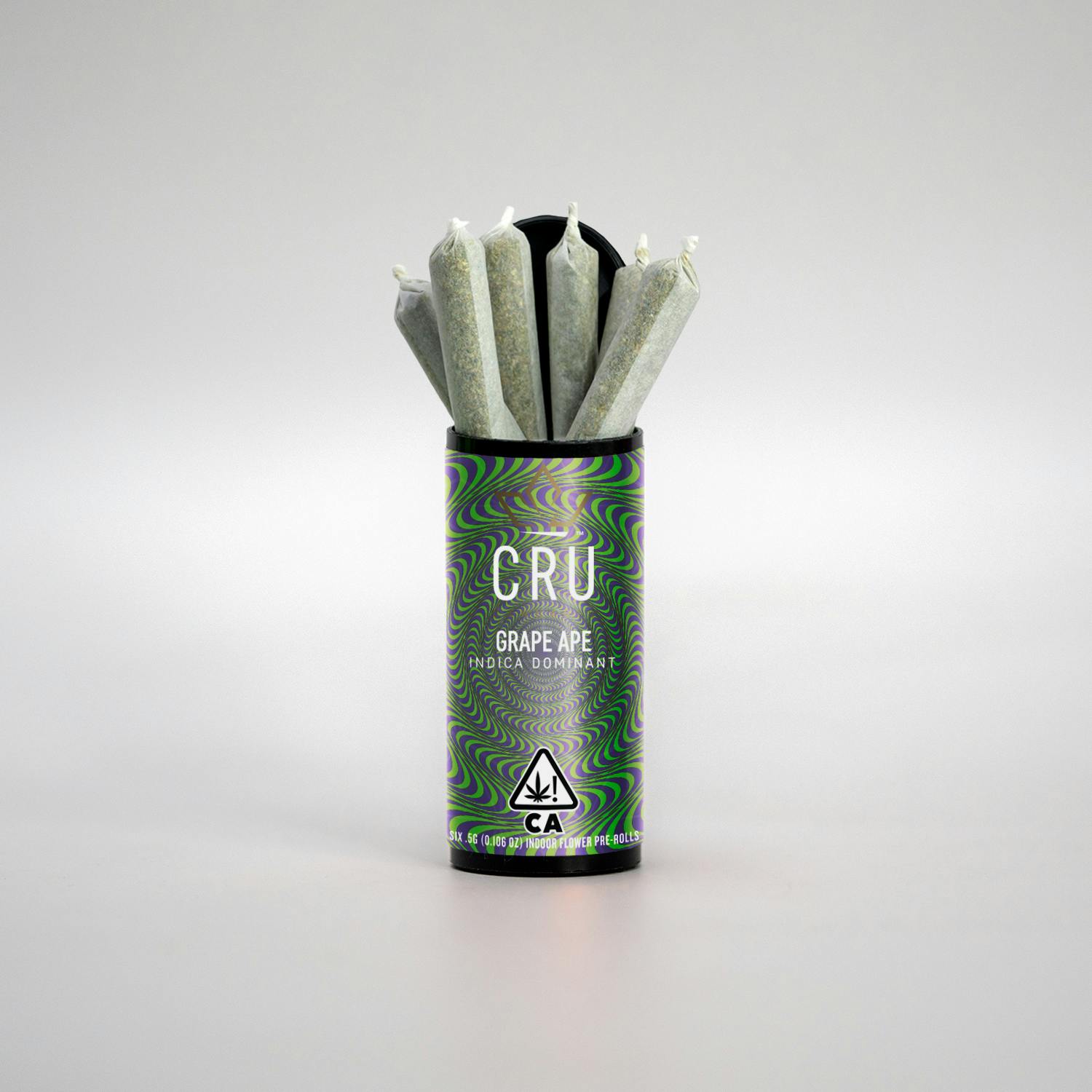 CRU Cannabis - Grape Ape (0.5G Pre-Roll 6 pack) - 1