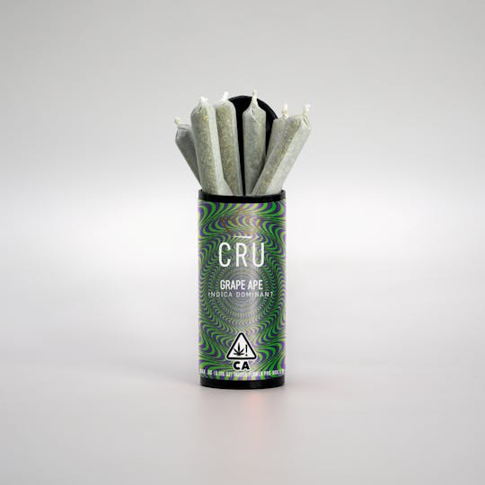 CRU Cannabis - Grape Ape (0.5G Pre-Roll 6 pack) - 1