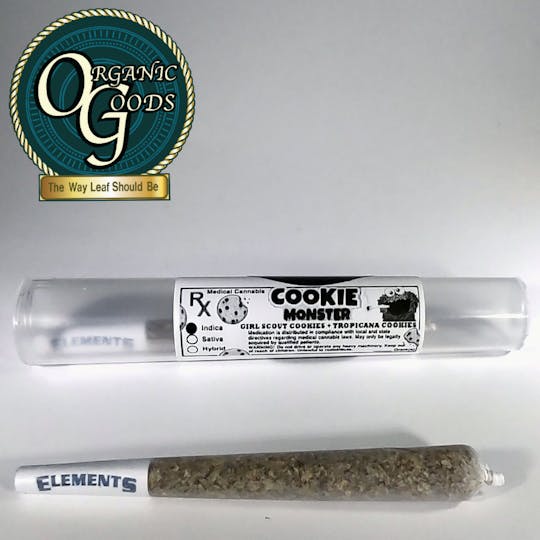Organic Goods - Cookie Monster Pre-Roll 1g - 1