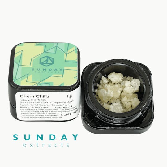 Sunday Extracts - 1g Concentrate Chem Chillz - 1