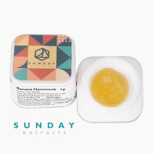 Sunday Extracts - 1g Concentrate Banana Hammock - 1