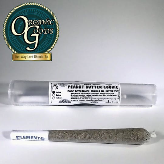 Organic Goods - Organic Goods Pre-Roll Peanut Butter Cookie 1 G - 1