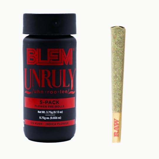 BLEM - BLEM UNRULY OG 5-Pack Pre-Rolls - 1