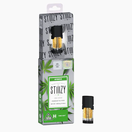STIIIZY - Vape Cartridge - PINK ACAI 1G Original THC Pod - STIIIZY - 1