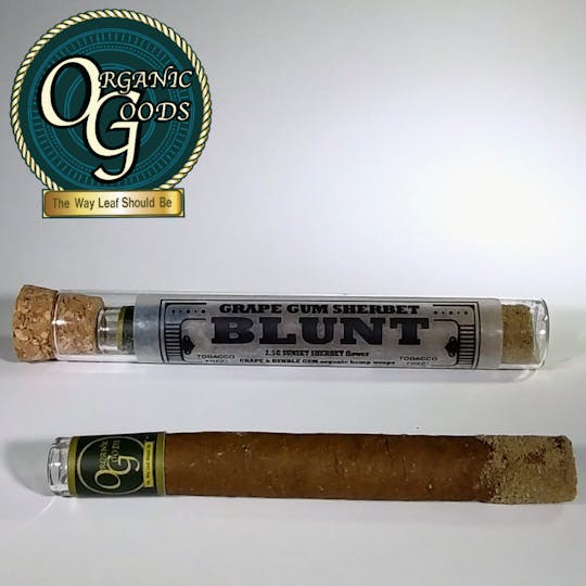 Organic Goods - Organic Goods Blunt Dipped in Kief Grape Gum Sherbet 2.6 G - 1