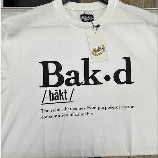 Bak'd - Bak’d Definition & Meaning T-Shirt -White - 1