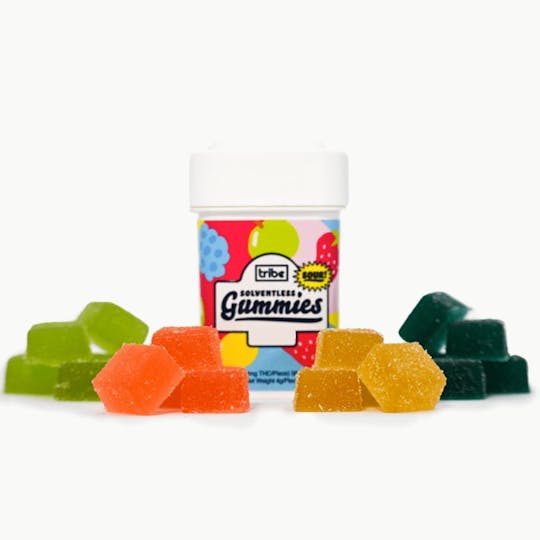 Tribe - Solventless Sour Gummies - Variety - Sativa - 66mg Each - 726mg Total - 1