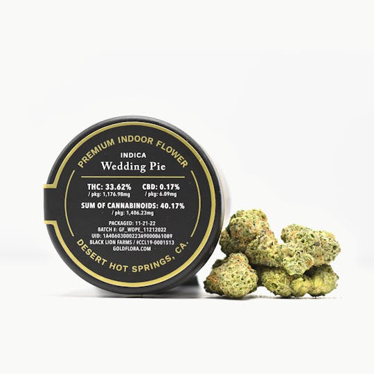 Gold Flora - Wedding Pie 3.5g Flower - 1