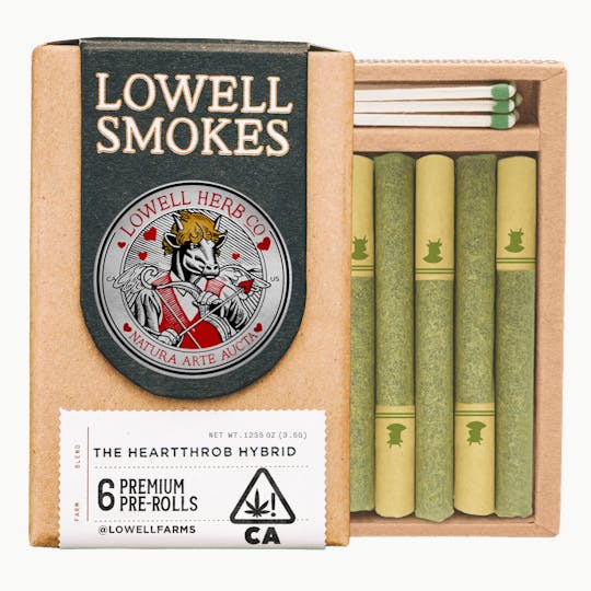 Lowell Herb Co. - Lowell Smokes | 3.5g Pre-Roll Pack | The Heartthrob Hybrid - 1