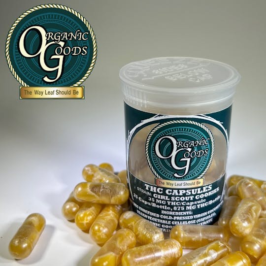 Organic Goods - Organic Goods THC Capsules Girl Scout Cookies 875 MG - 1