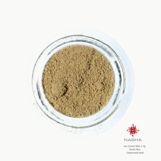 NASHA - Ice Cream Man 1.2g Green Unpressed Hash (Bandwagon Gardens) - 1