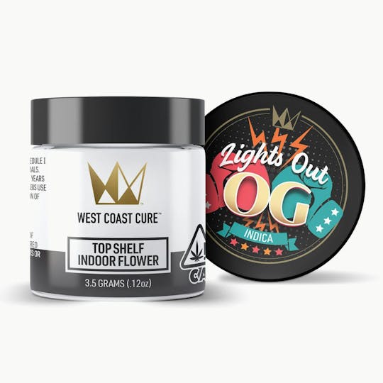West Coast Cure - Lights Out OG - 3.5G Top Shelf Indoor Flower - 1