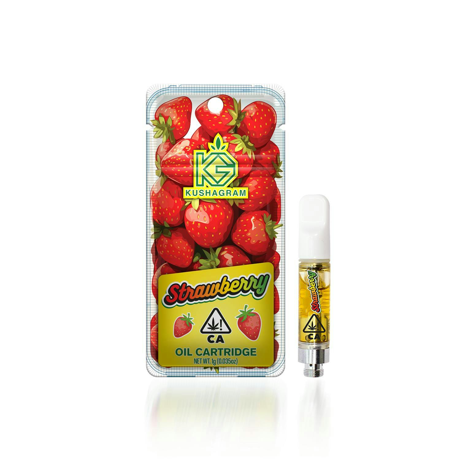KUSHAGRAM - Strawberry Premium Cartridge - 1g - 1