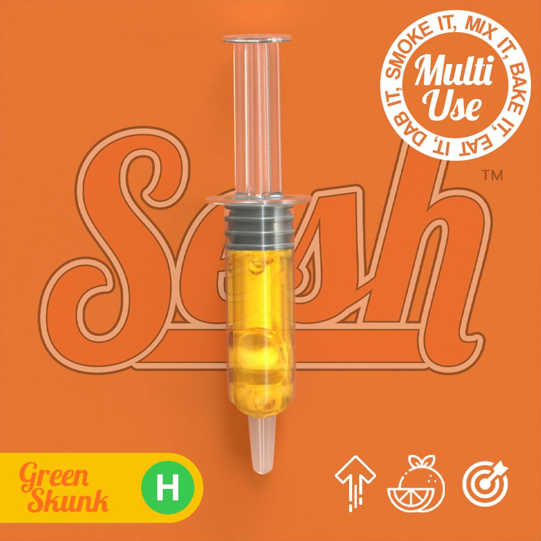 Craft Concentrates - Sesh Distillate Syringe (1g) - Green Skunk - 1