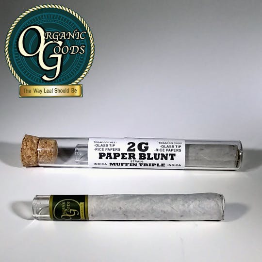 Organic Goods - Organic Goods Paper Blunt Muffin Triple 2 G - 1