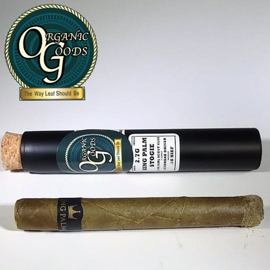 Organic Goods - Organic Goods Stogie King Palm w/ Badder & Kief Girl Scout Glue 2.7 G - 1