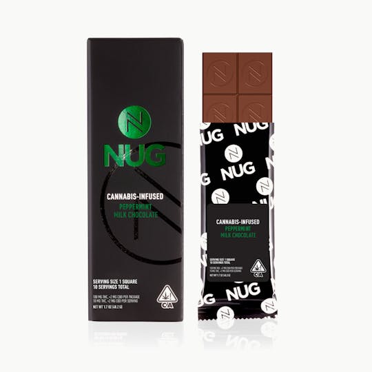NUG - NUG Chocolate Bar - Peppermint Milk Chocolate - 1