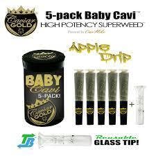 Caviar Gold - Baby Cavi | Infused Pre-roll | Apple Drip | 2.5g | 5pk - 1