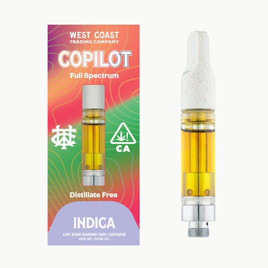 West Coast Trading Company - Copilot | Grape Ape | Live Resin Diamond Vape Cartridge | 1g - 1