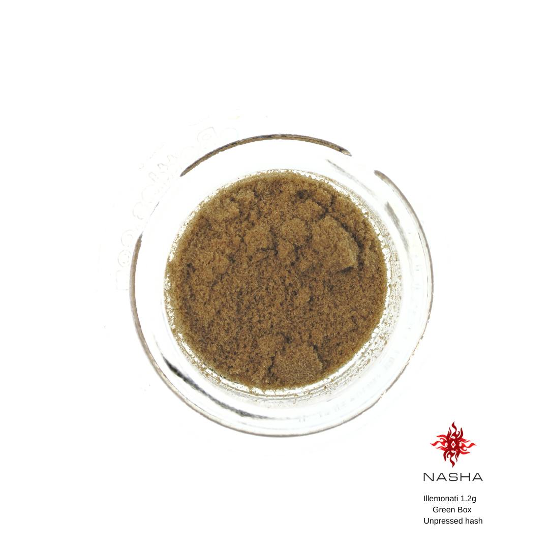 NASHA - Illemonati 1.2 g Green Unpressed Hash (Mattole Valley) - 1
