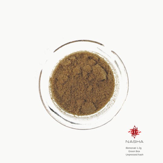 NASHA - Illemonati 1.2 g Green Unpressed Hash (Mattole Valley) - 1