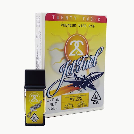 Twenty Two K / 22k - 22K - Jet Fuel 1.0ml POD - 1