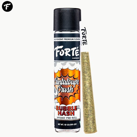 Forte Cannabis - 1G Cantaloupe Crush Bubble Hash Infused Pre-Roll - 1