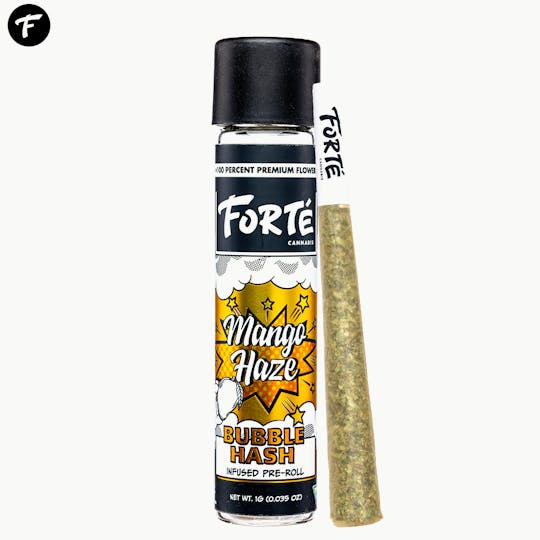 Forte Cannabis - 1G Mango Haze Bubble Hash Infused Pre-Roll - 1