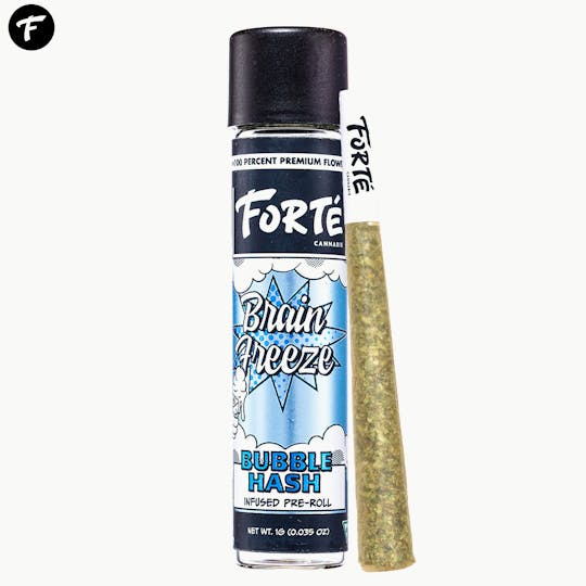 Forte Cannabis - 1G Brain Freeze Bubble Hash Infused Pre-Roll - 1
