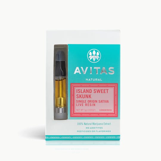 Avitas - Island Sweet Skunk Live Resin Cartridge 1g - 1