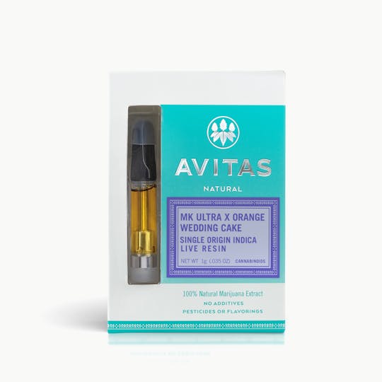 Avitas - MK Ultra x Orange Wedding Cake Live Resin Cartridge 1g - 1