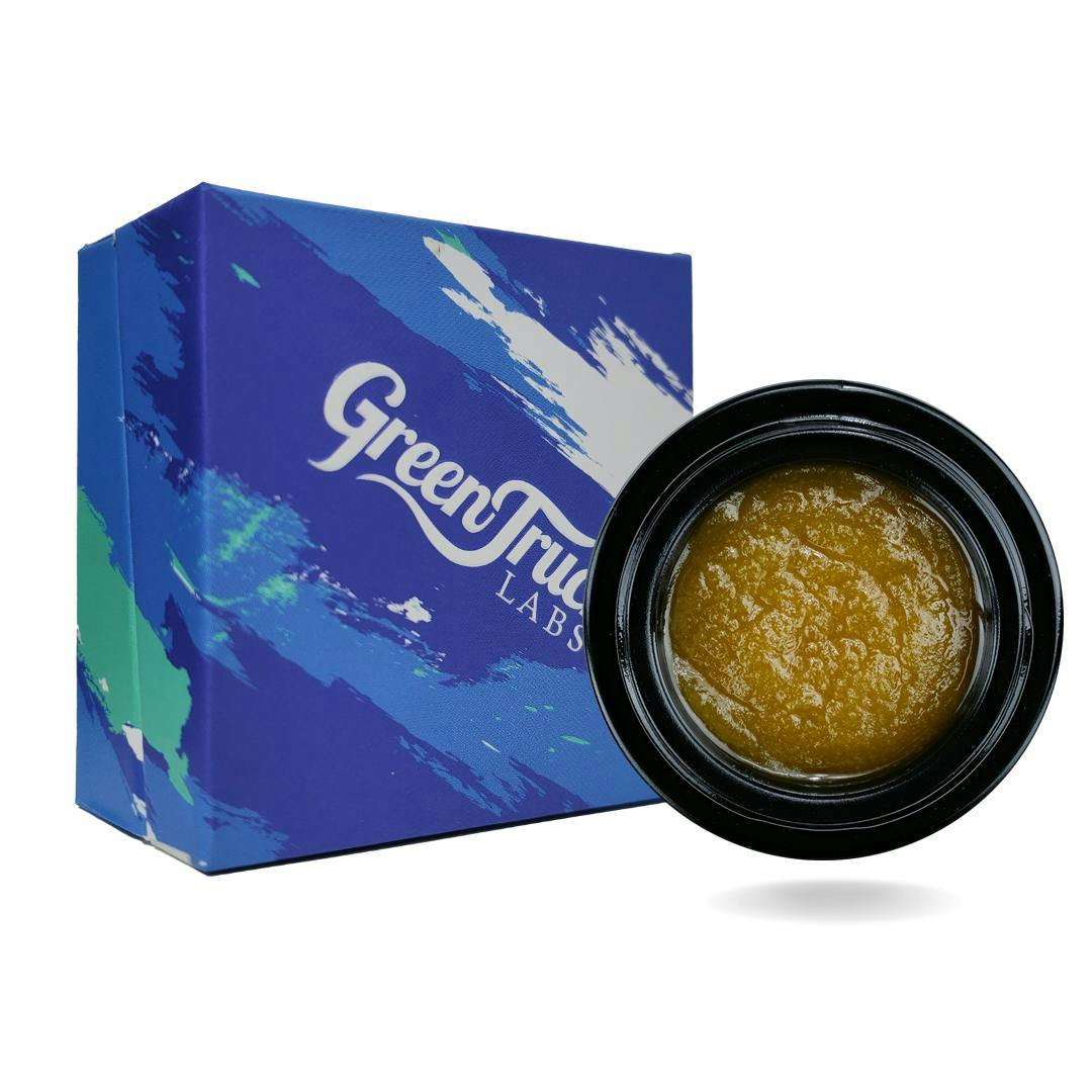 Green Truck - Cured Badder (7g Bulk Jar) - Motor Breath #15 - Firefly Organics/GTF - 1