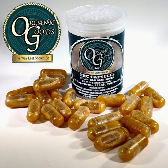 Organic Goods - Organic Goods THC Capsules Old Man Socks 875 MG - 1
