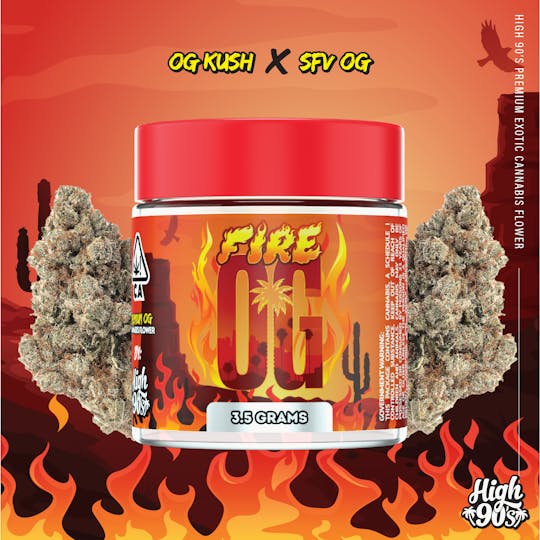 HIGH 90s - High 90s : Fire OG 3.5g Flower - 1