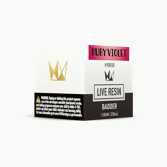 West Coast Cure - Ruby Violet Live Resin Badder - 1