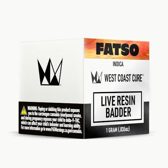 West Coast Cure - Fatso Live Resin Badder - 1