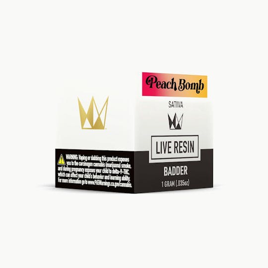 West Coast Cure - Peach Bomb Live Resin Badder - 1