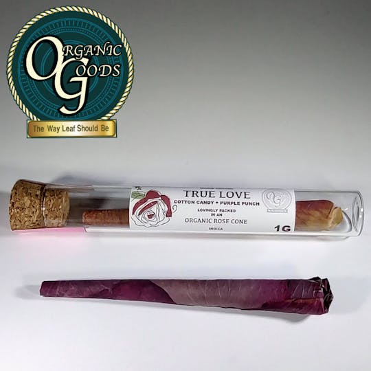 Organic Goods - Organic Goods Pre-Roll True Love Rose Cone 1 G - 1