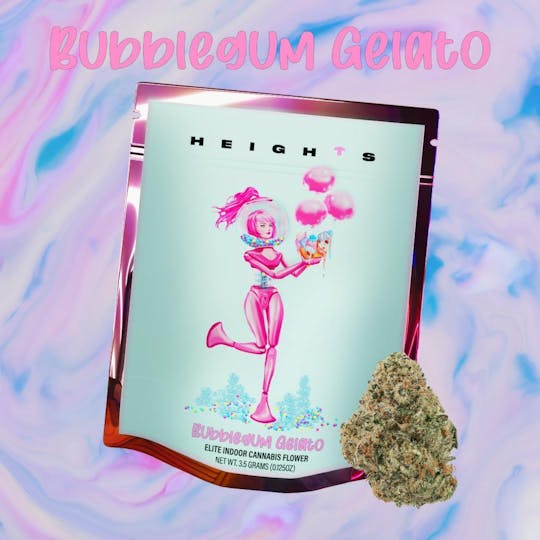 Heights Flower - HEIGHTS Bubblegum Gelato 3.5g Indoor Flower - 1