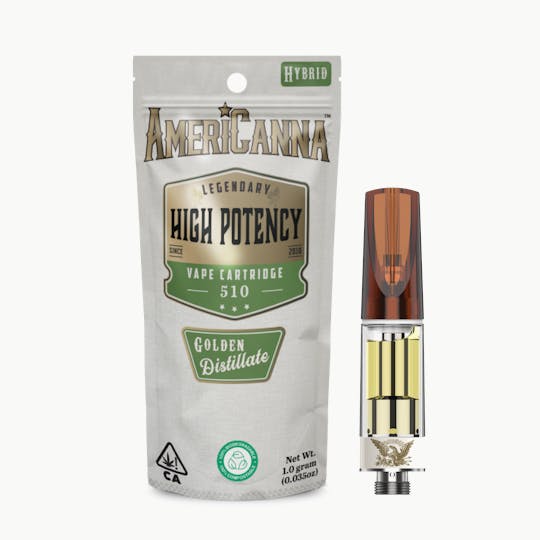 AmeriCanna - Gushers 1g High Potency Distillate Vape Cart - 1