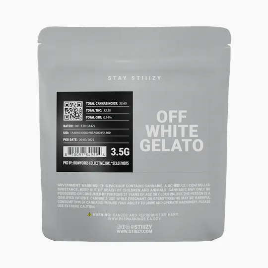 STIIIZY - OFF WHITE GELATO - 3.5G - 1