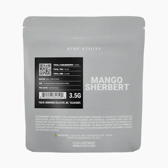 STIIIZY - MANGO SHERBERT - 3.5G - 1