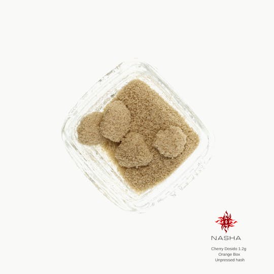 NASHA - Cherry Dosido 1.2g Orange Unpressed Hash (Mattole Valley) - 1