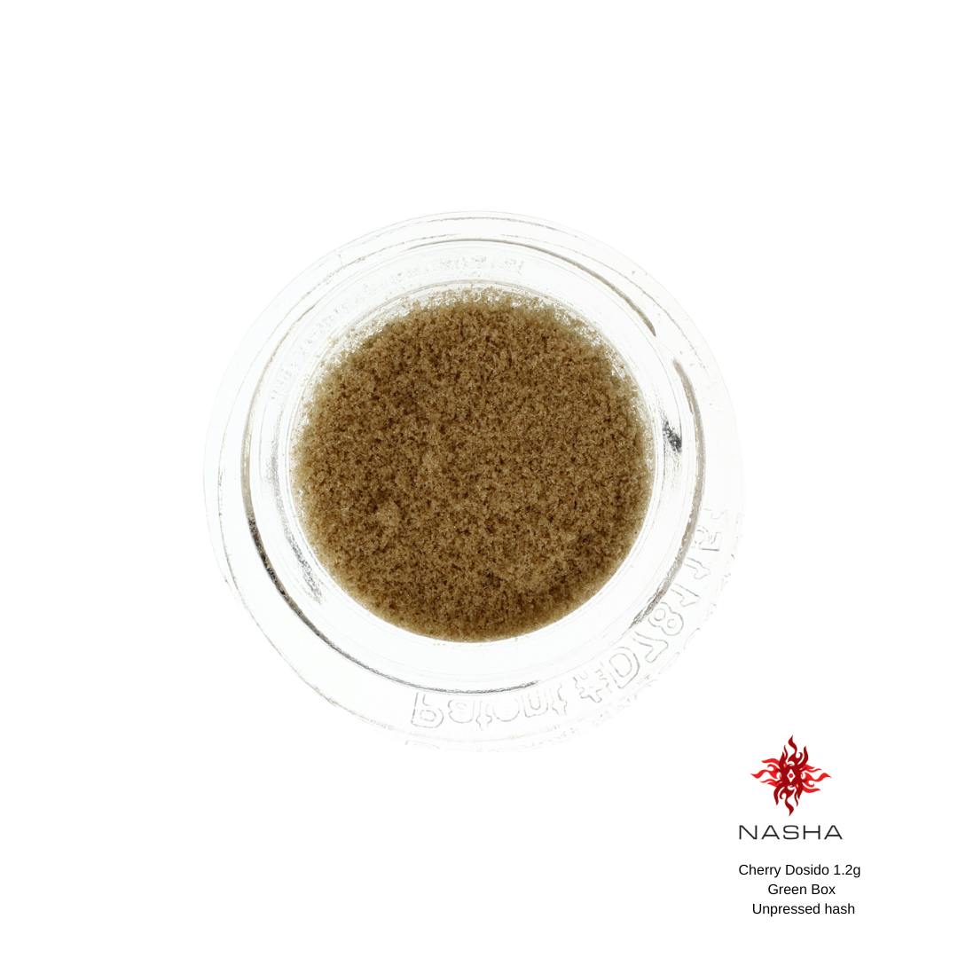 NASHA - Cherry Dosido 1.2g Green Unpressed Hash (Mattole Valley) - 1