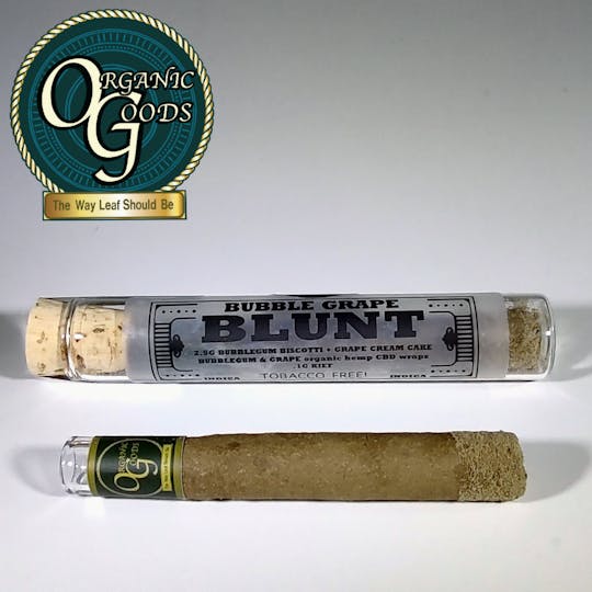 Organic Goods - Organic Goods TF Blunt Dipped in Kief Bubble Grape 2.6 G - 1