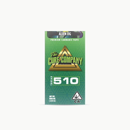 The Cure Company - The Cure Company Vape Cartridge - Alien OG 1g - 1