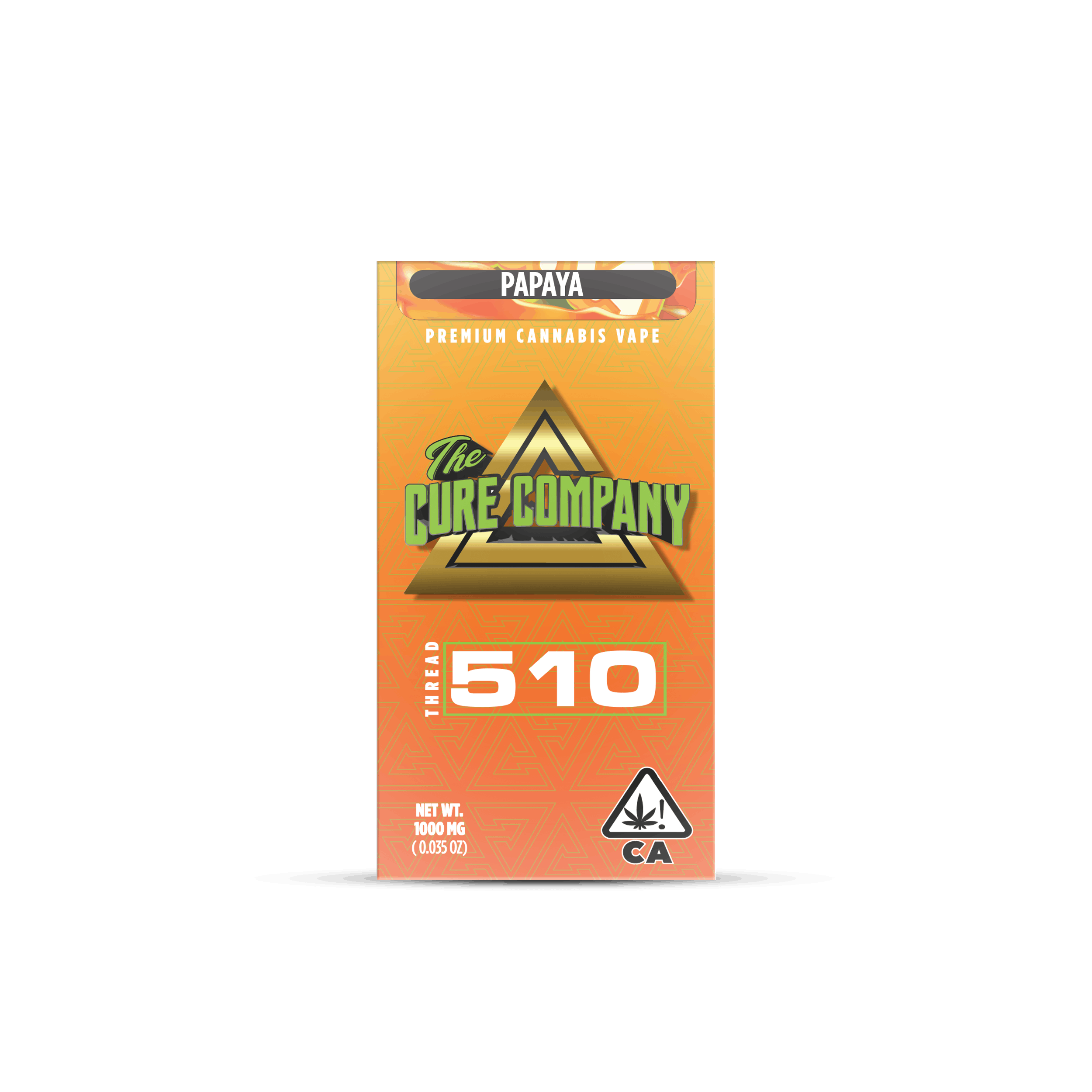 The Cure Company - The Cure Company Vape Cartridge - Papaya 1g - 1